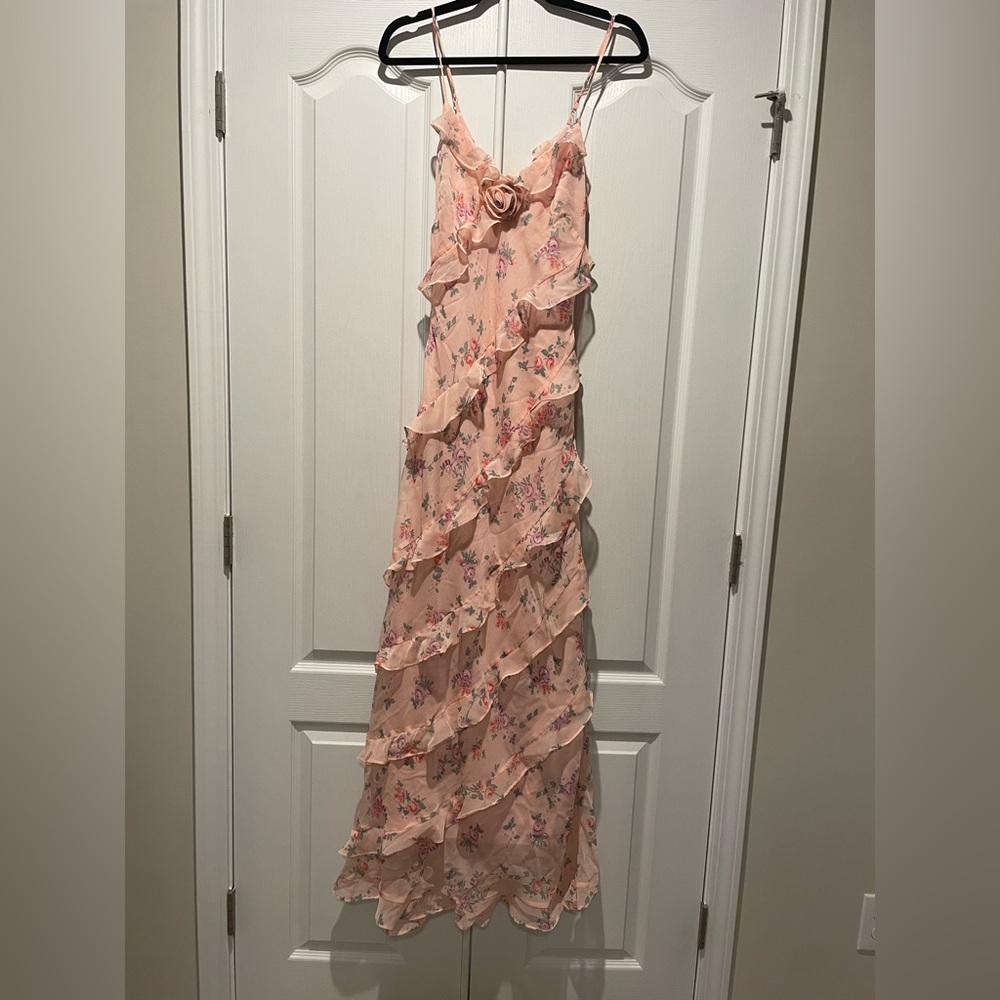 B. Darlin chiffon maxi dress